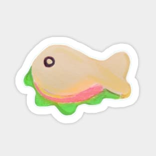 Sándwich en forma de pez Sticker